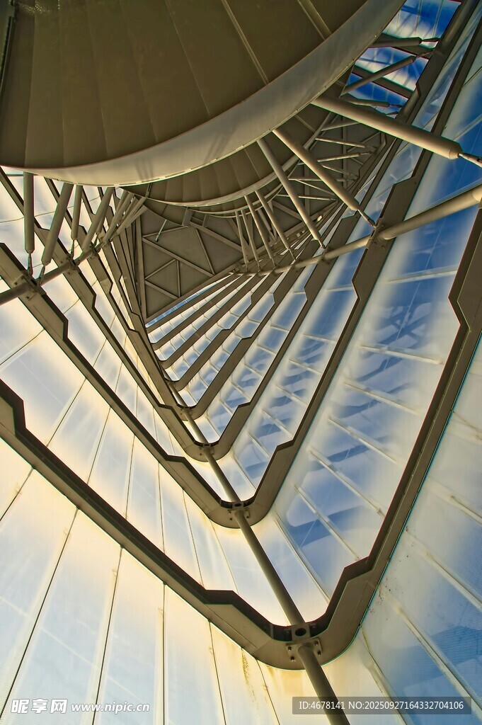 独特螺旋楼梯建筑景观