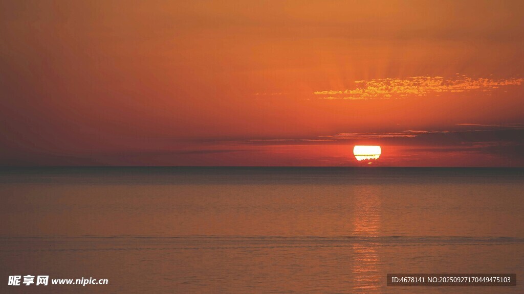 海上日落美景
