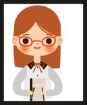 女学生眼镜