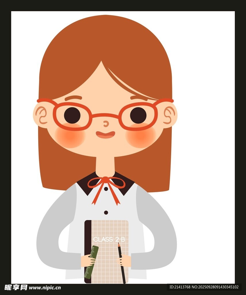 女学生眼镜