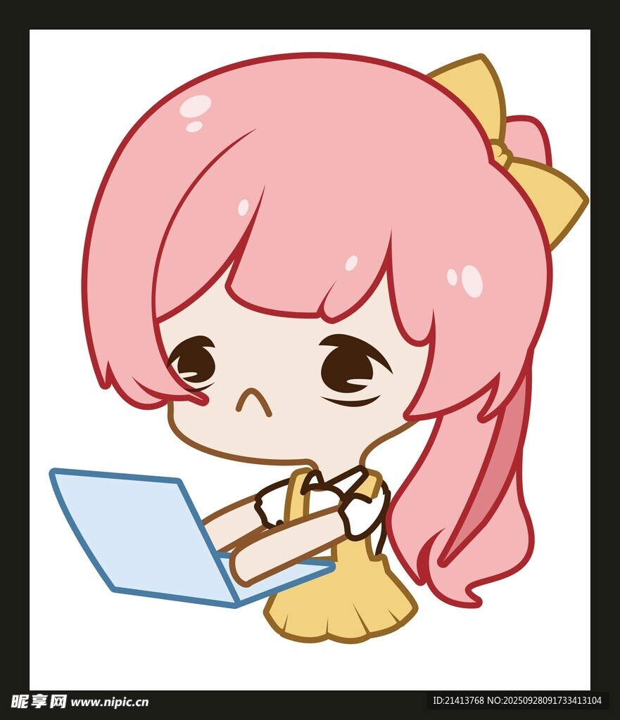 粉色头发女孩