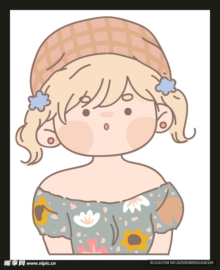 双马尾女孩
