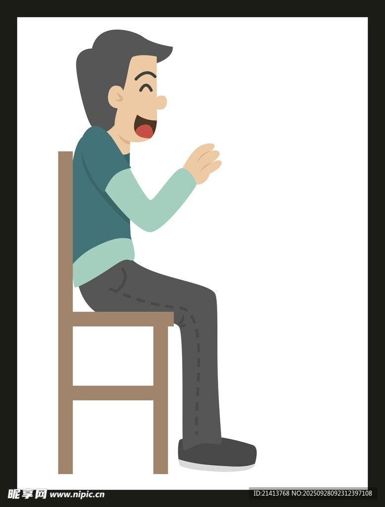 男子椅子