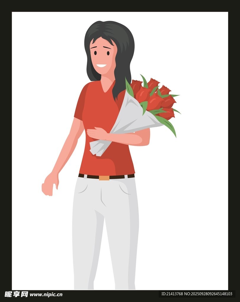 女子花束