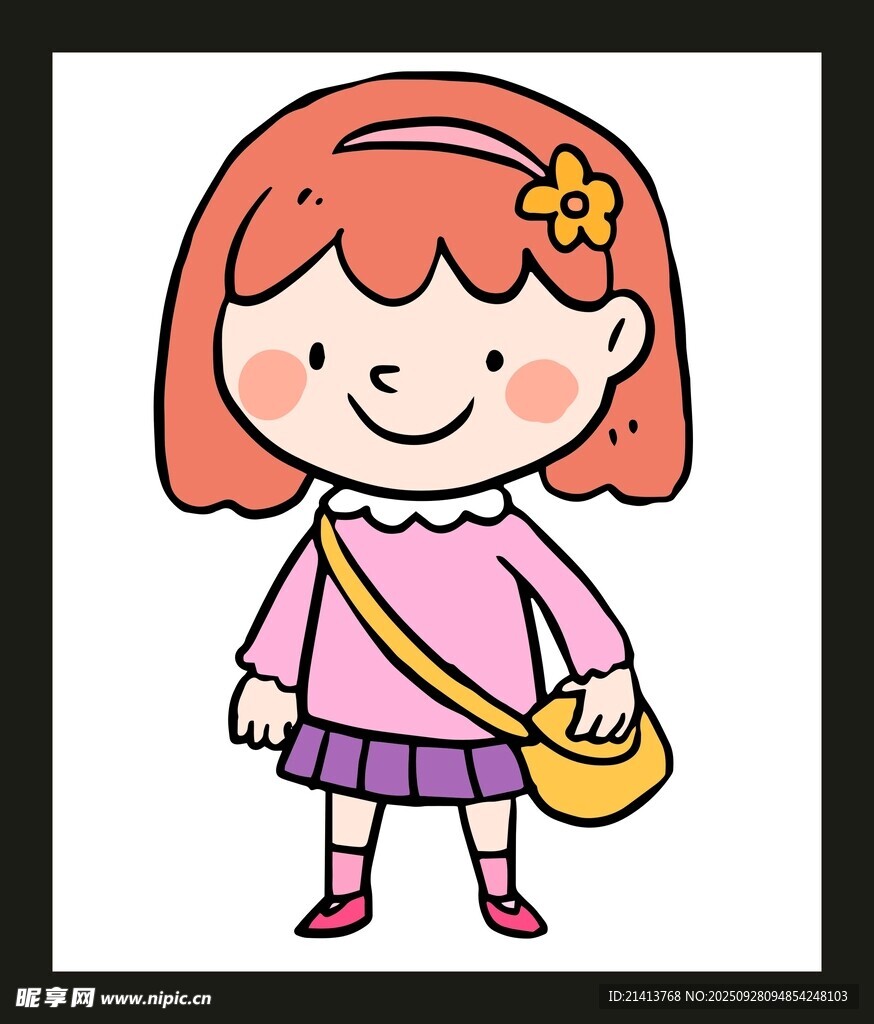 卡通女孩背包