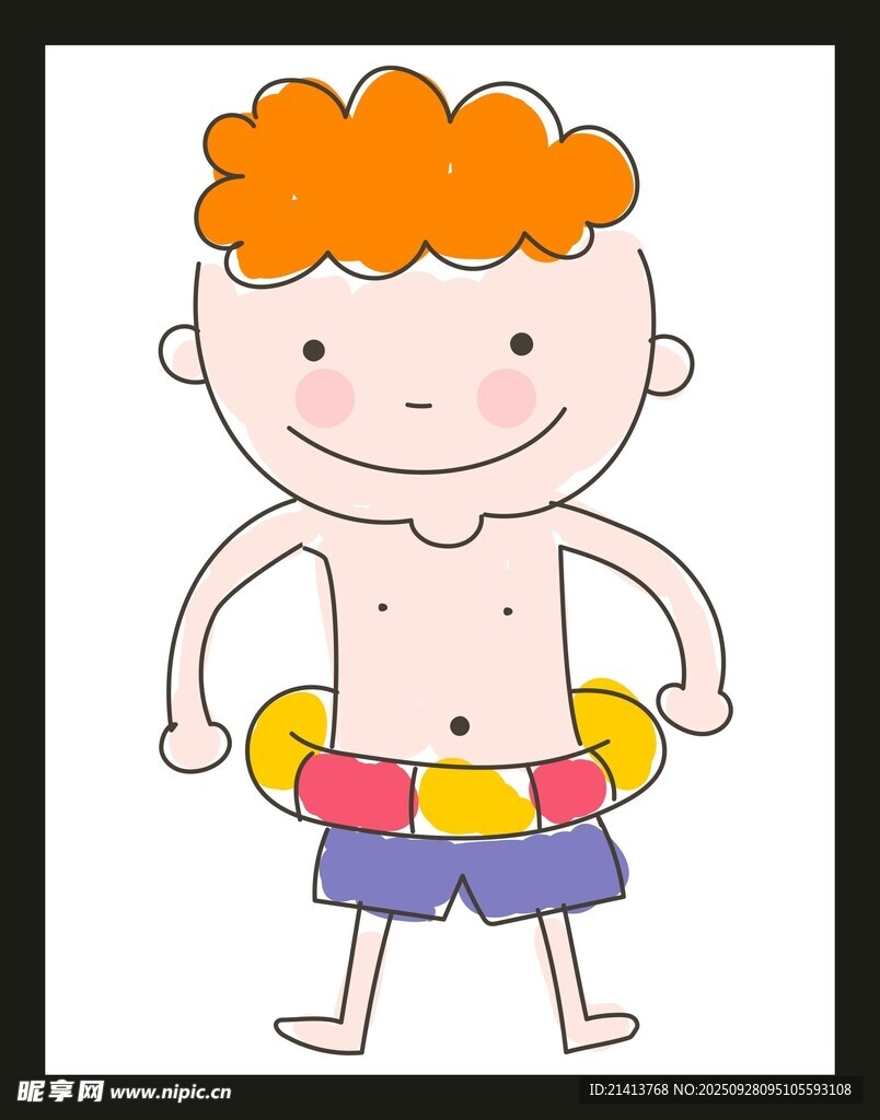 小男孩泳裤
