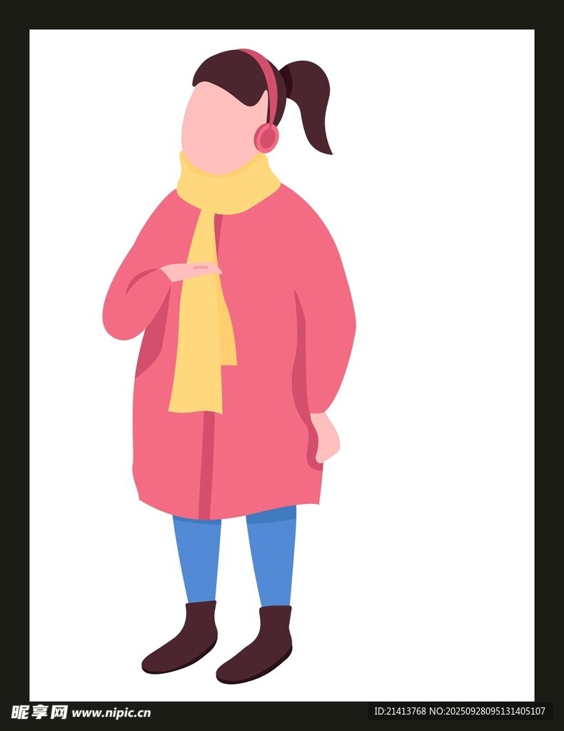 女孩红衣