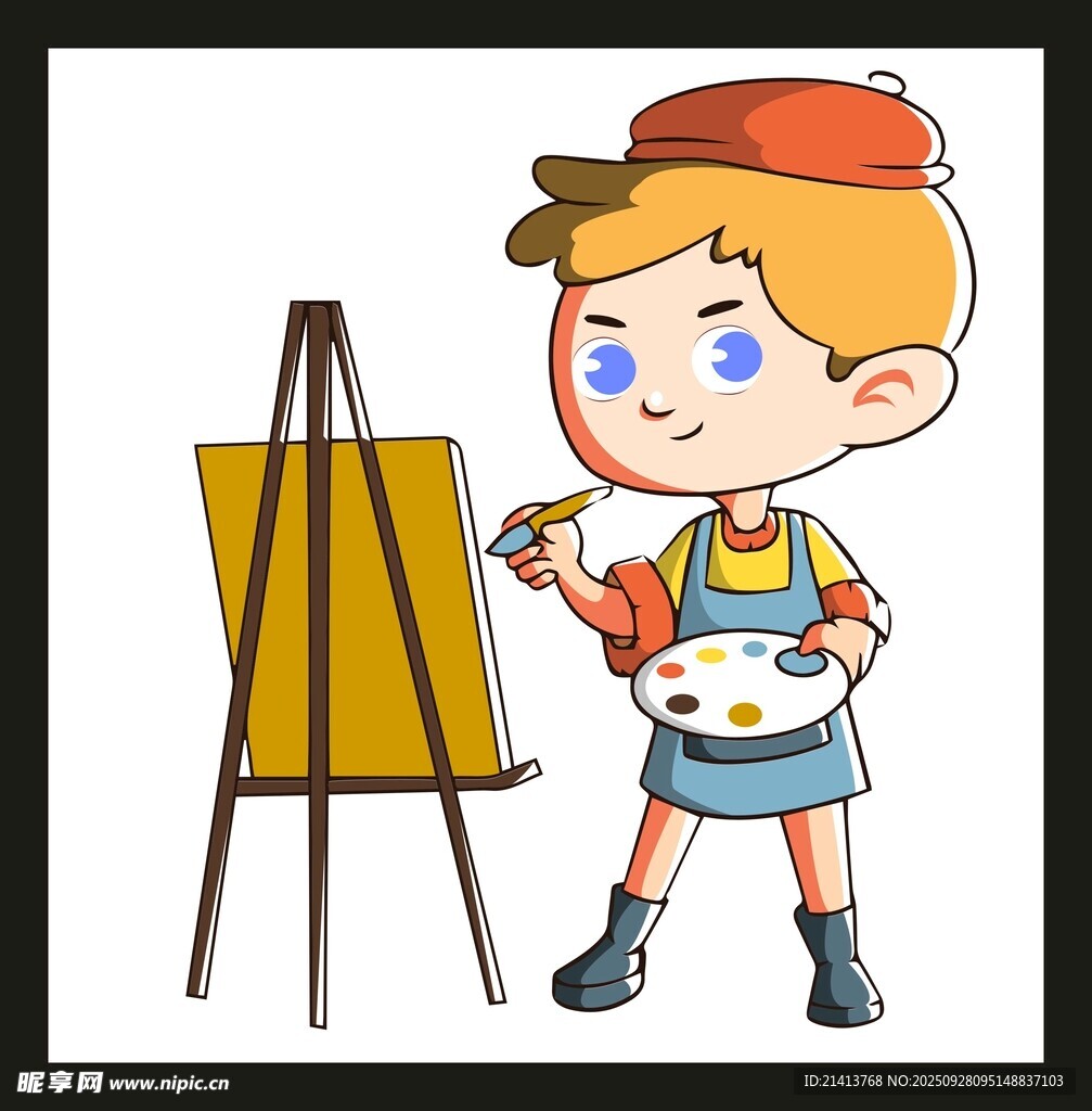 小画家绘画