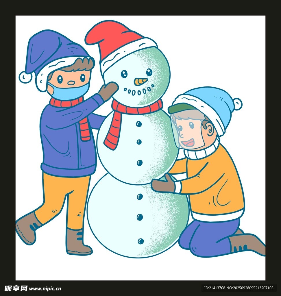 儿童雪人
