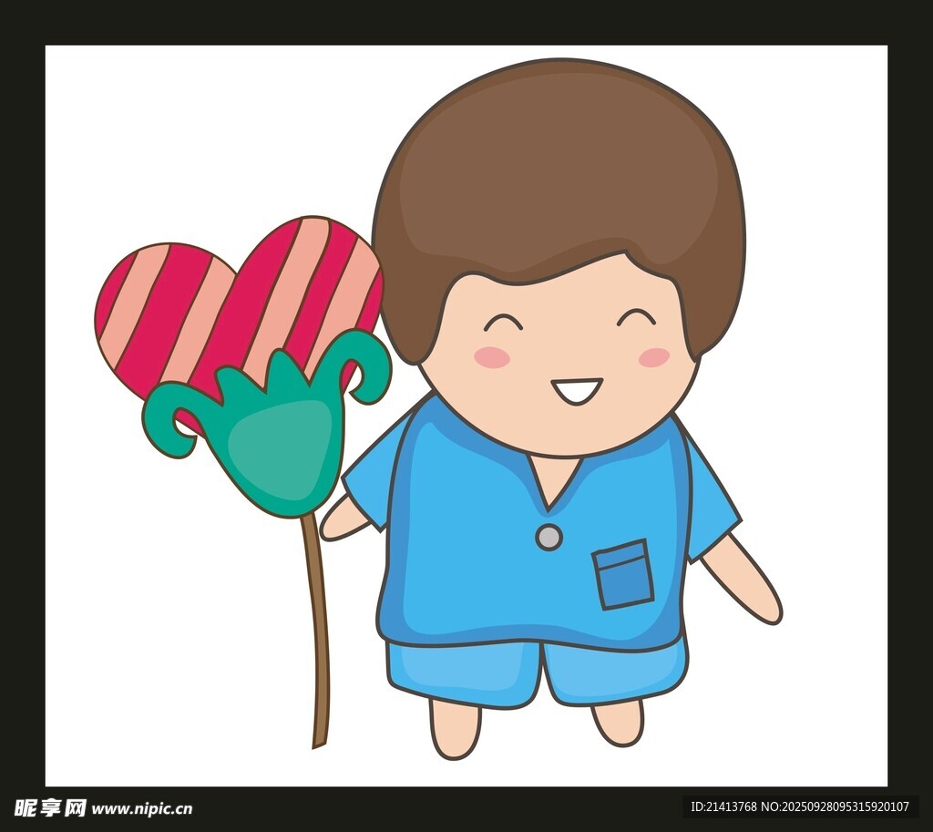 小孩爱心棒
