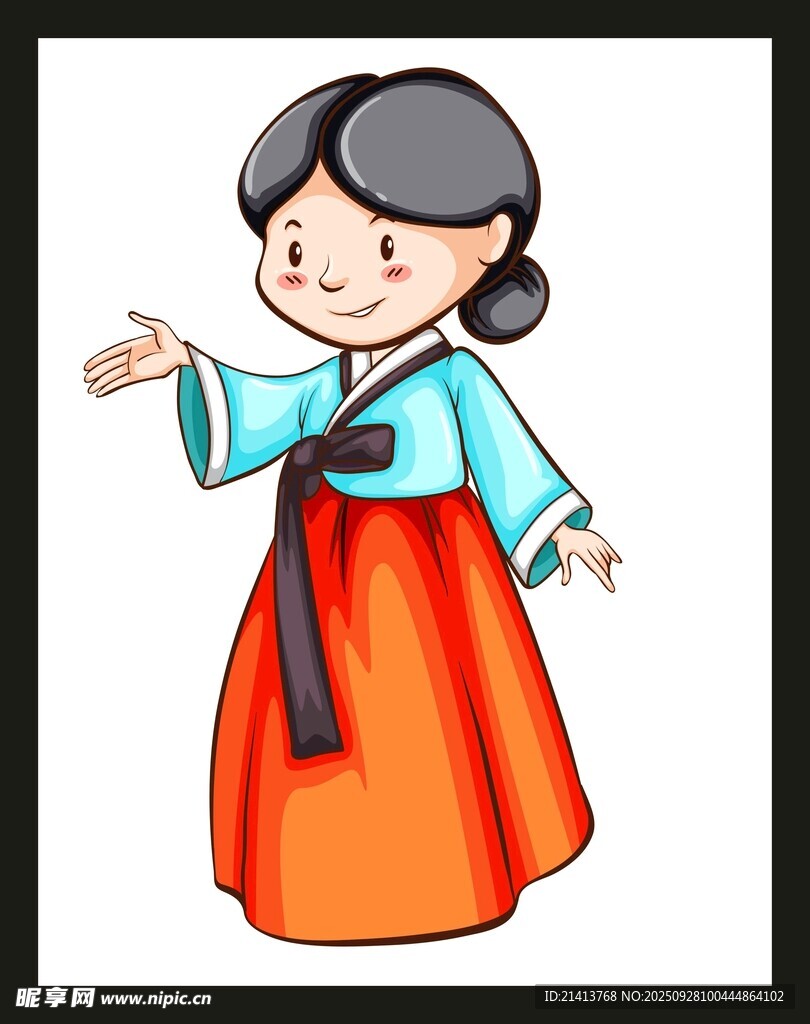 韩服女性