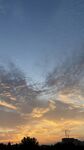 夕阳下的绚丽天空