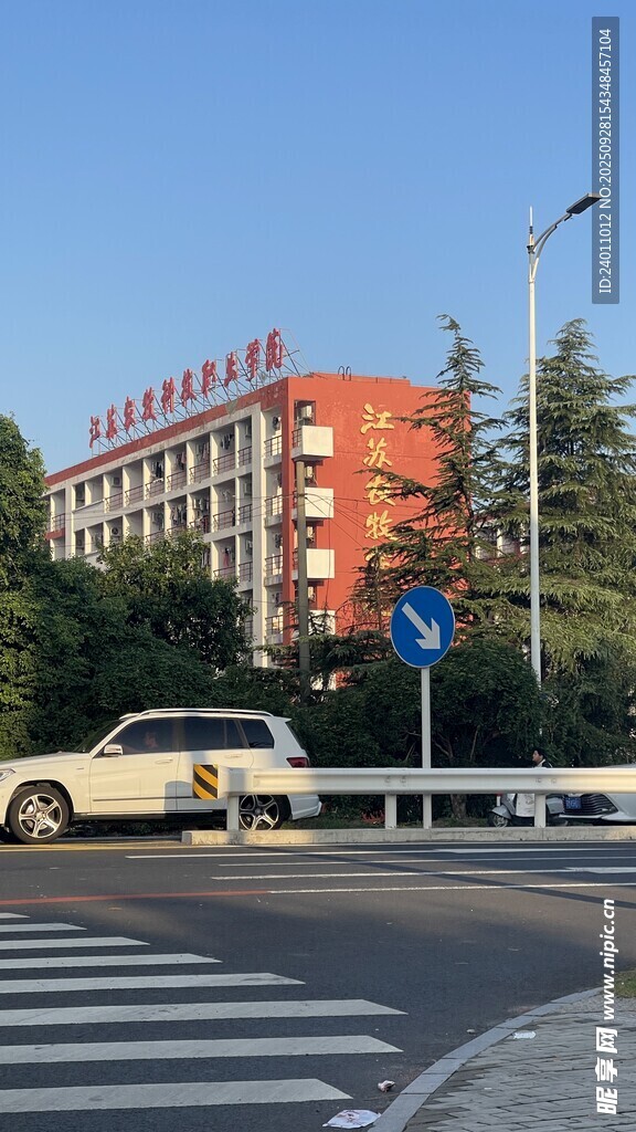 城市街道旁的汽车