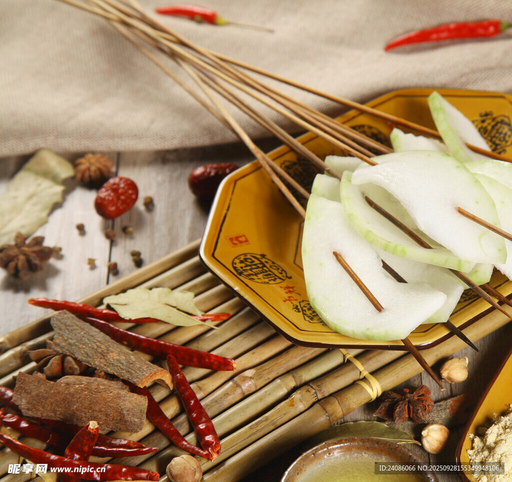 中式烧烤食材