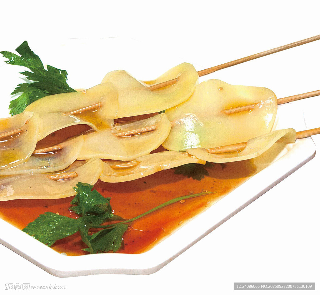 红油豆皮串