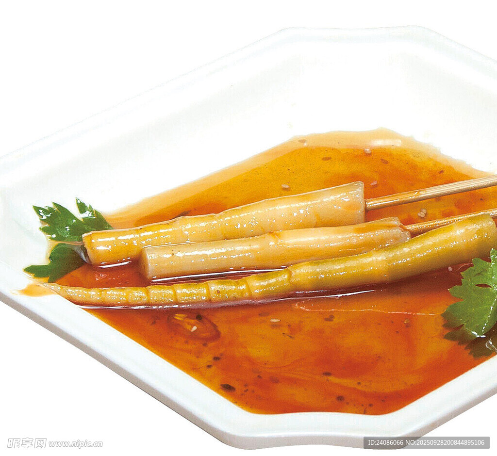 红油笋尖美食特写