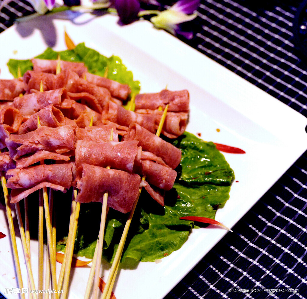 美味牛肉串