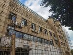 在建的多层砖砌建筑