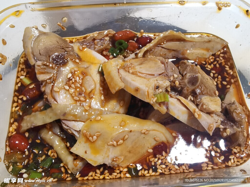 美味凉拌鸡肉