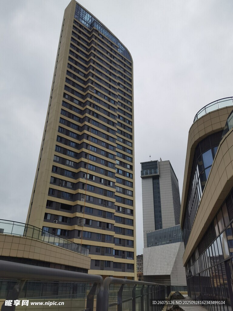 城市中的现代高层建筑物