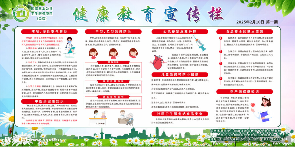 健康教育宣传栏