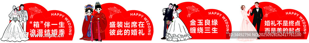 结婚异形牌