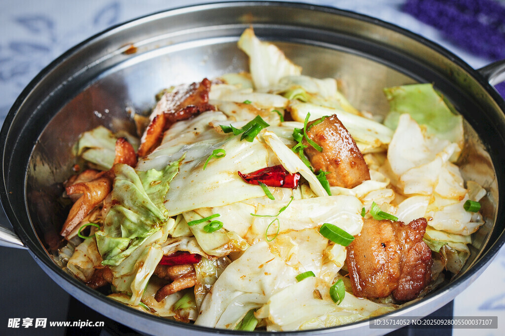 美味鲜虾白菜锅