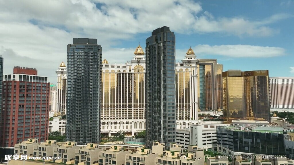澳门建筑地标视频素材