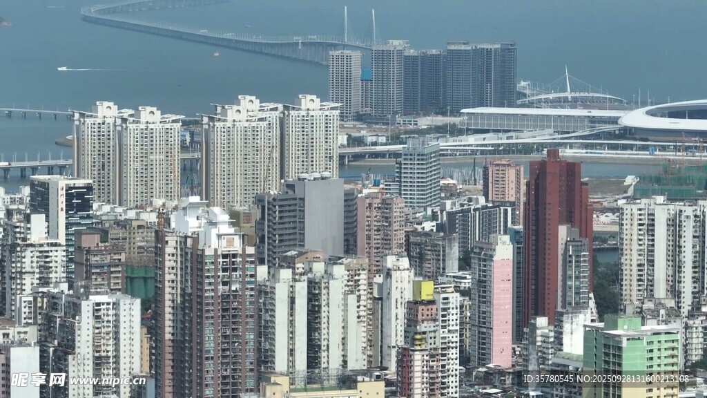 澳门建筑地标视频素材