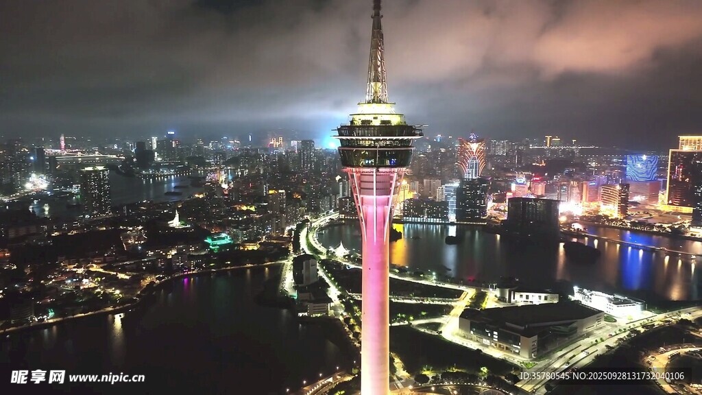 澳门建筑地标视频素材