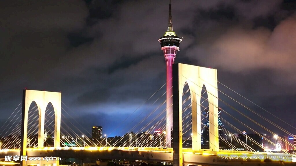 澳门建筑地标视频素材