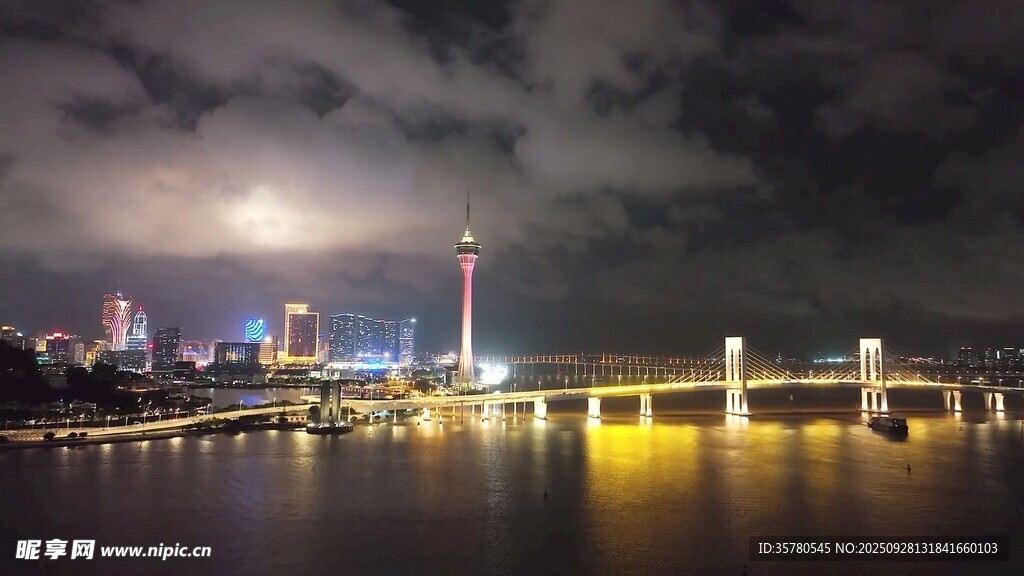澳门建筑地标视频素材