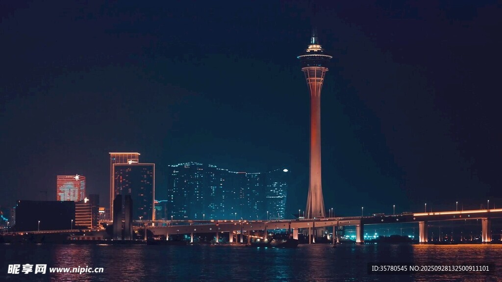 澳门建筑地标视频素材