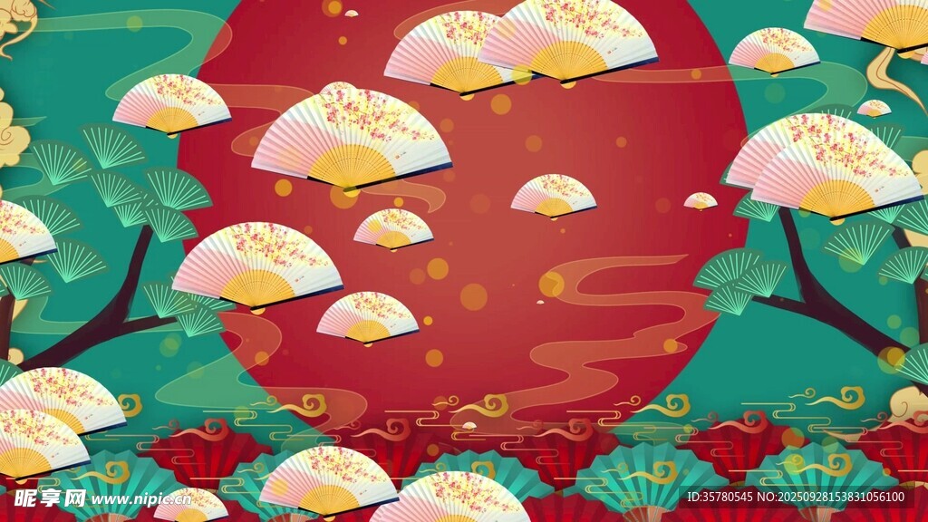 梦幻蘑菇奇幻森林景象