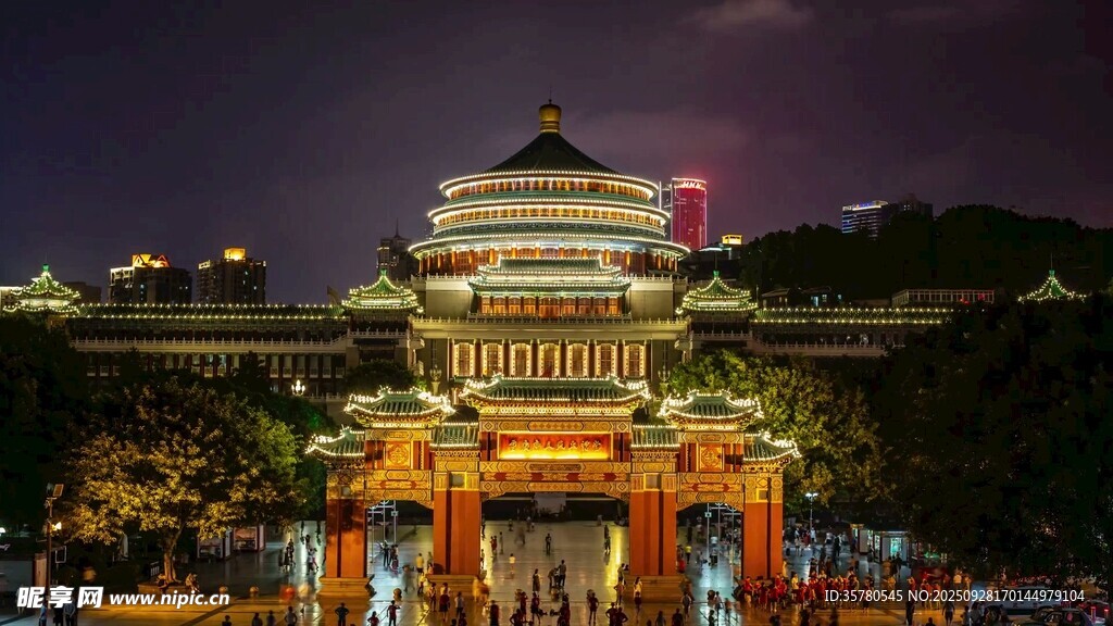 重庆地标视频素材