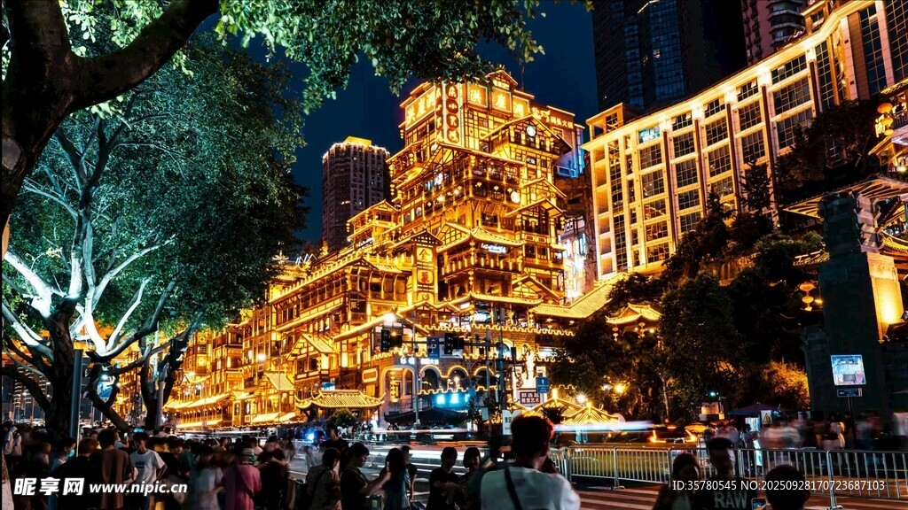重庆地标视频素材