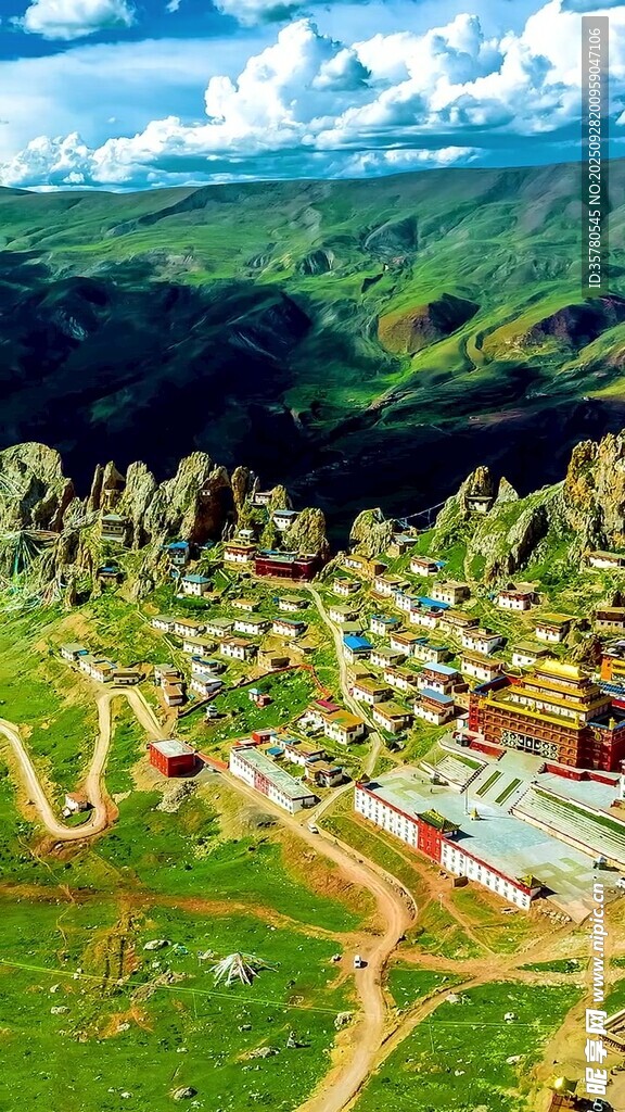 山间村落美景