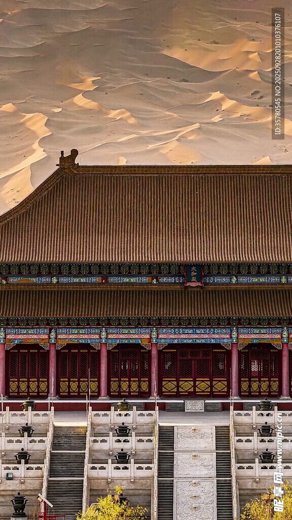 中式古建筑屋檐美景