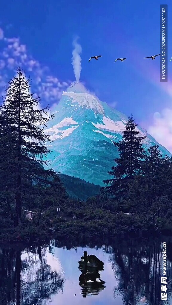 梦幻山水间的静谧美景