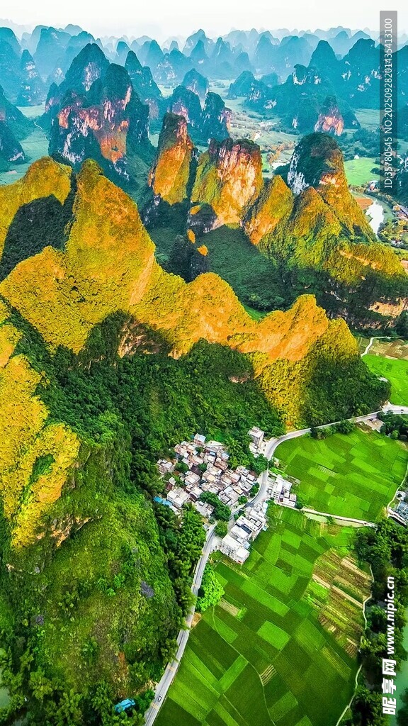 山水自然风景视频素材