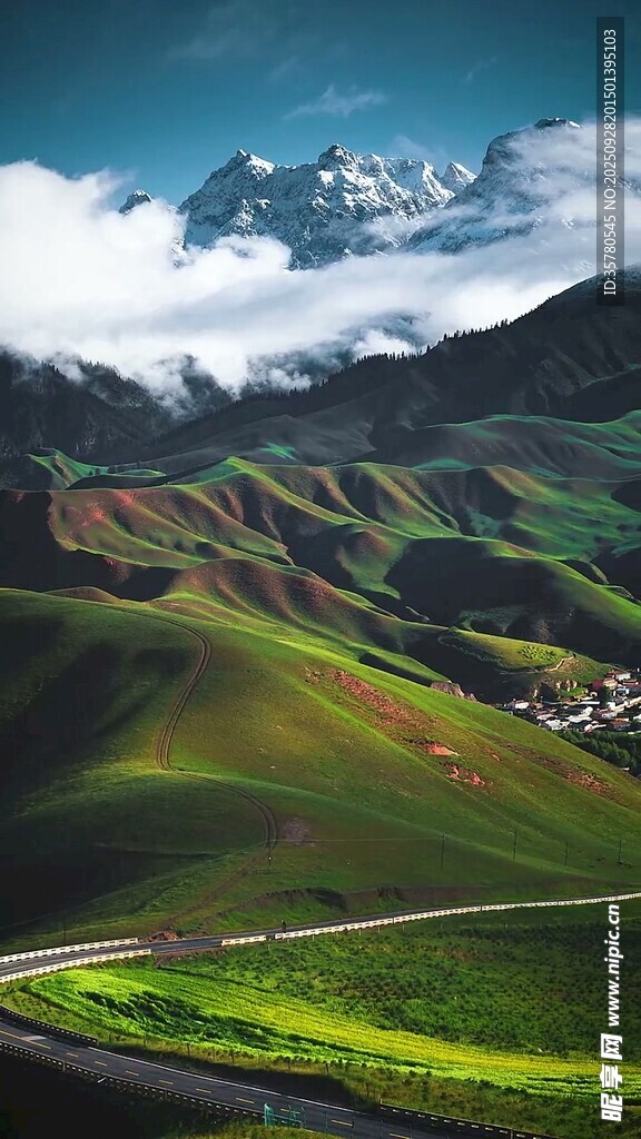 山水自然风景视频素材