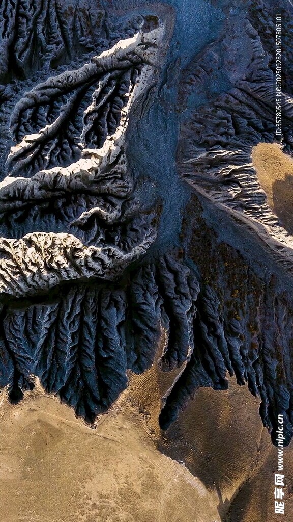壮丽大地纹理景观
