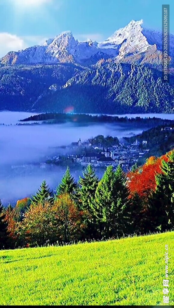 山水自然风景视频素材