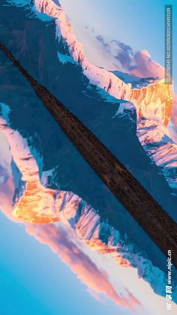 壮丽雪山美景