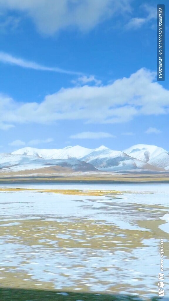 雪域荒原美景
