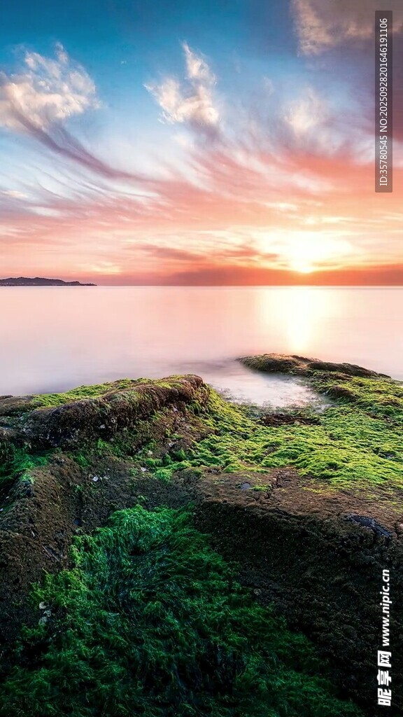 海边日出美景