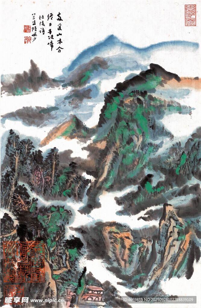 水墨山水国画意境之美