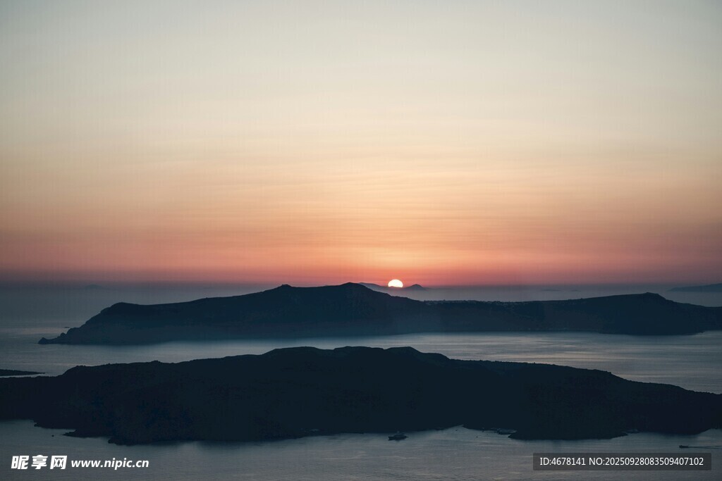 海上日落美景