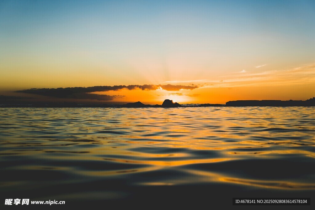 海上日落美景