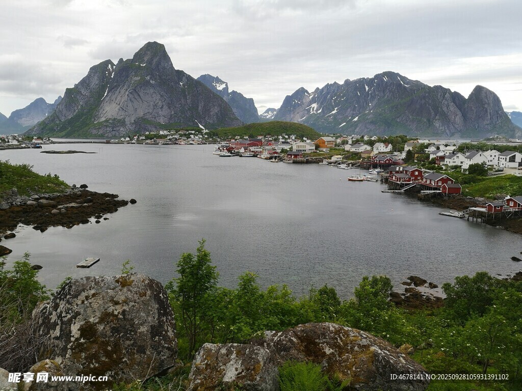 挪威峡湾自然风光美景